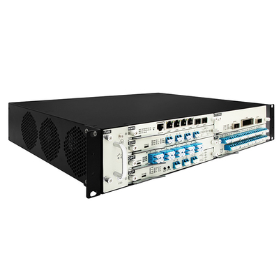 Système de transport optique DWDM 2U 8 fentes pour les cartes de service complètes de la série OM3800