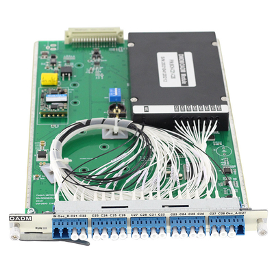 8 ports optiques ajouter et déposer Multiplexing carte OADM CWDM DWDM C21~C28 Plug and Play
