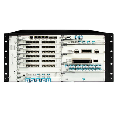 OTN DWDM 5U châssis 20 emplacements de service pour 100G 200G 400G transmission double entrée de puissance