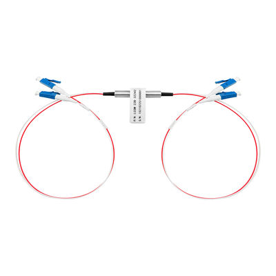 D2×2B Déviation mécanique Commutateur optique LC Connecteur en mode unique Connexion croisée