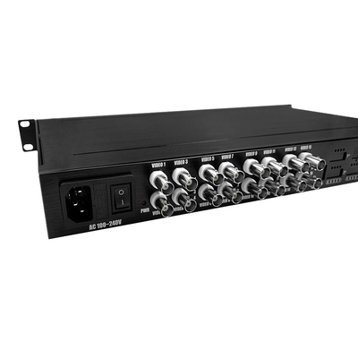 HD 1080P AHD CVI TVI Vidéo en fibre numérique Convertisseur optique 16 ports AC 220V Entrée