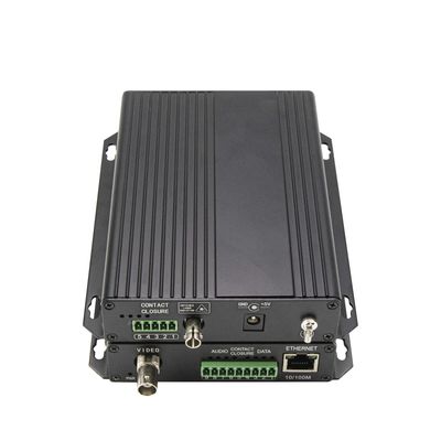 Convertisseur de fibres analogique multi-services vidéo RS232/RS422 données 10/100M Ethernet BiDI DC5V