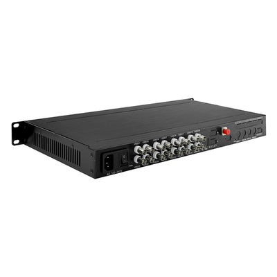 16 Ports convertisseur optique vidéo analogique SM/MM FC/ST/SC Ports 1U