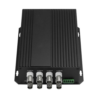 Convertisseur optique de données vidéo CCTV 8 ports SECAM Compatible fibre SC/ST/FC CE