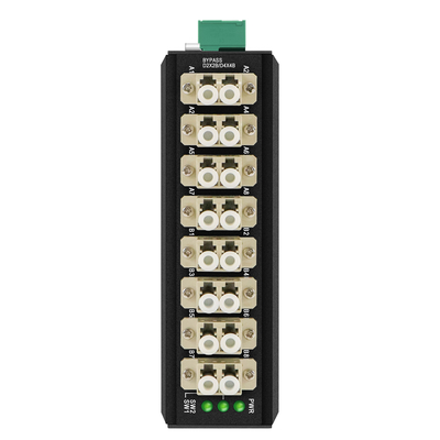 OM-FBS-44-MLC MULTIMODE OPTICAL BYPASS MODULE 8 PORT LC CONNECTEUR monté dans le 12V 24V