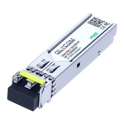 1.25G 80Km 1550nm SM Duplex LC Transcepteur à fibre optique pour le réseau FTTH FTTB FTTX