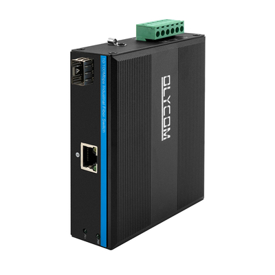 Convertisseur multimédia en fibre optique mini 2 ports 10/100 mpbs avec commutateur Ethernet LC 1RJ45+1SFP pour une utilisation en extérieur