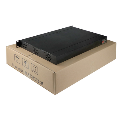 24 ports Gigabit L2 Switch géré 12 rj45 12 sfp 1U Rack-mount Ethernet Switch OEM / ODM
