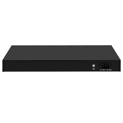 Commutateur Ethernet 16 ports 2,5 G avec liaisons montantes fibre 10 G non géré sans ventilateur alimenté par courant alternatif