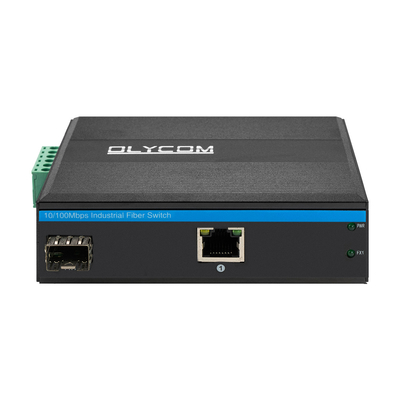 10/100m 2 Ports Commutateur réseau industriel Ethernet Non géré DIN rail Commutateur réseau POE Avec protection IP40