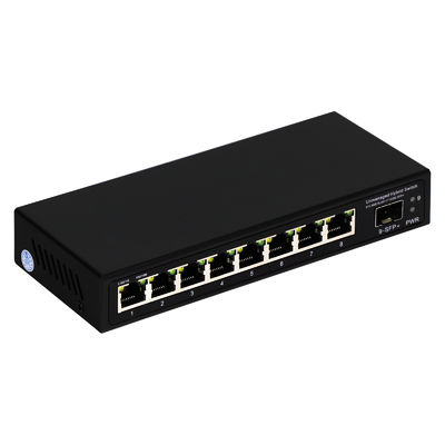 Switch Ethernet 2.5G non géré à 9 ports avec port SFP 10G en liaison montante et bande passante de fond de panier de 60 Gbit/s