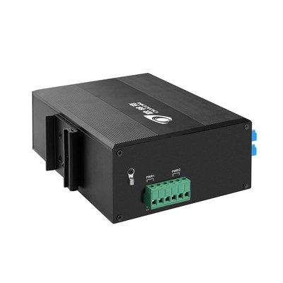 Commutateur industriel Gigabit 12 Port Din Rial Commutateur optique de contournement Ethernet géré