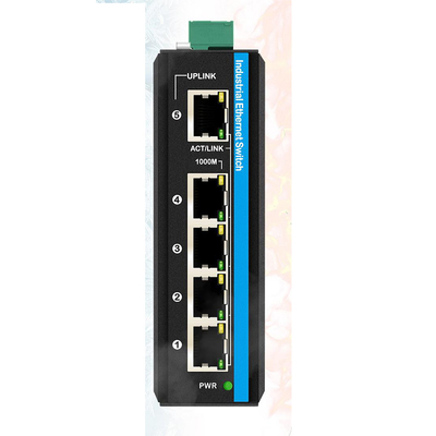 5 ports Gigabit WEB Commutateur géré 100/1000M Commutateur réseau RSTP 802.1Q IP40