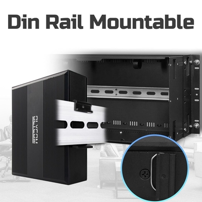 Extenseur d'alimentation électrique de 90W 1 port 802.3bt PoE++ à 4 port 802.3af/at Répétiteur d'extenseur d'alimentation industriel