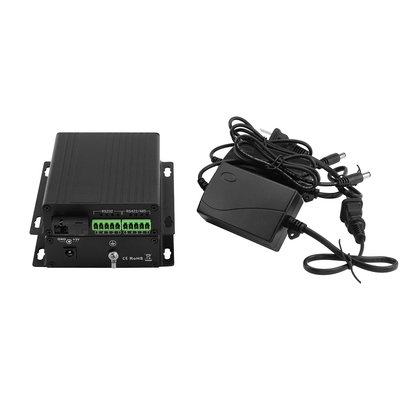 Convertisseur de média série RS485 RS422 industriel, fibre optique monomode 40KM, 1310/1550nm, CE