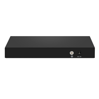 8 ports 10G Commutateur à fibre 1G 2.5G Compatible Non géré DC12V Entrée basée sur Realtek