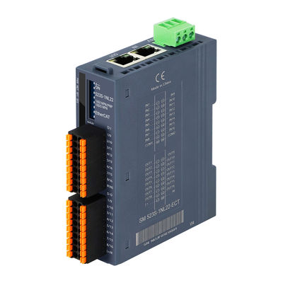 EtherCAT Module d'entrée/sortie à distance PLC Module d'entrée/sortie à distance 16DI+16DO DC24V Entrée 2RJ45 IP20 Système de commande industrielle