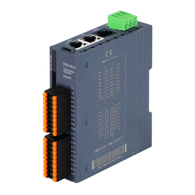 Module esclave d'E/S EtherCAT industriel 16 ports 24V DC Rail DIN Double port RJ45 Indice IP20