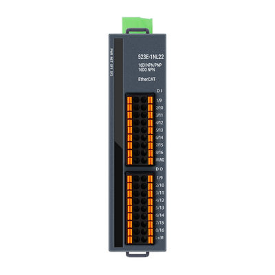 Module esclave d'E/S EtherCAT industriel 16 ports 24V DC Rail DIN Double port RJ45 Indice IP20