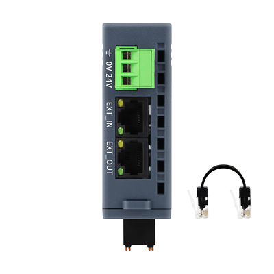 Module de commande PLC IO de bus EtherCAT Coupler étendable à distance EtherCAT 16DI+16DO Module d'entrée/sortie Din-rail