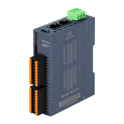 Module de commande PLC IO de bus EtherCAT Coupler étendable à distance EtherCAT 16DI+16DO Module d'entrée/sortie Din-rail
