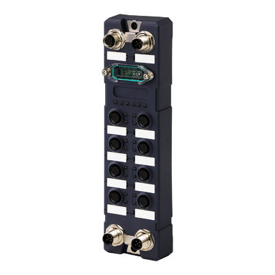 Résistant à l'eau IP67 8 Ports Gigabit Commutateur Ethernet industriel Gestionné M12 Commutateur Ethernet ferroviaire