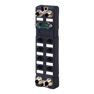 Résistant à l'eau IP67 8 Ports Gigabit Commutateur Ethernet industriel Gestionné M12 Commutateur Ethernet ferroviaire