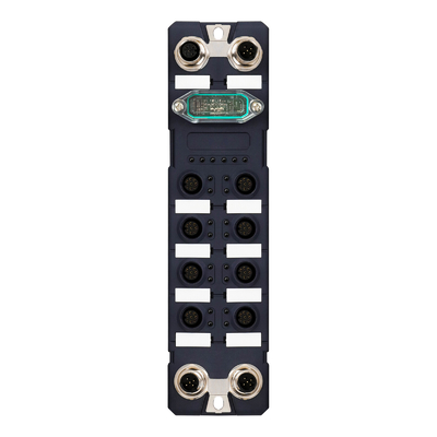 Résistant à l'eau IP67 8 Ports Gigabit Commutateur Ethernet industriel Gestionné M12 Commutateur Ethernet ferroviaire