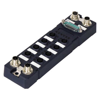 Résistant à l'eau IP67 8 Ports Gigabit Commutateur Ethernet industriel Gestionné M12 Commutateur Ethernet ferroviaire