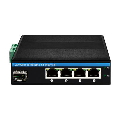 Commutateur PoE à énergie solaire, 4 ports, 100/1000M, Fiber 120W, double entrée DC12V/DC24V/DC48V, CE