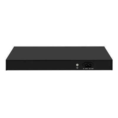 24 ports 10G L3 commutateur de fibre géré avec 8 Gigabit Combo SFP/RJ45 1U Rack 220V entrée CA