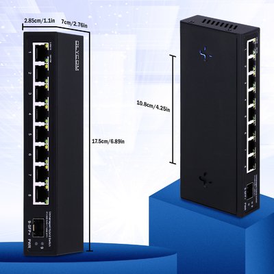 Commutateur Ethernet 10G Commutateur réseau non géré Ports SFP 8*2.5G RJ45+1*10G