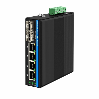 6 Ports Gigiabit commutateur Ethernet non géré Commutateur réseau Din DC12V/24V Entrée