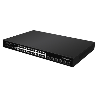 24 ports 2.5G Ethernet L3 commutateur géré avec 10G Fibre Uplink Single AC