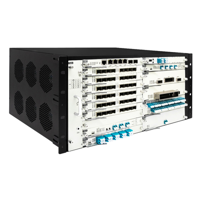 Système d'équipement de transmission DWDM OTN de 19" 5U avec cartes configurables EDFA AWG