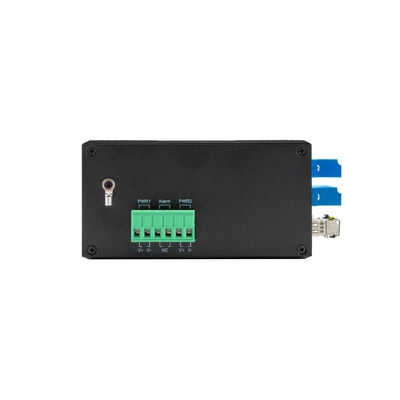 D2*2B Commutateur de contournement par fibre industrielle LC Connecteur SM MM Commutateur de contournement optique géré