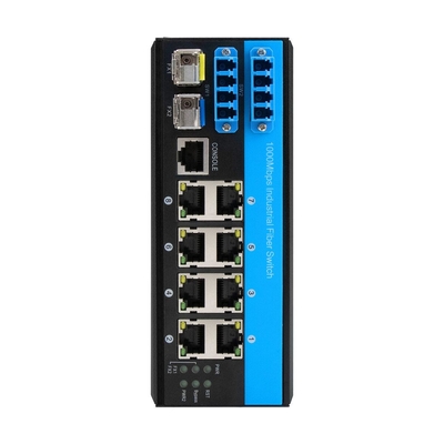 D2*2B Commutateur de contournement par fibre industrielle LC Connecteur SM MM Commutateur de contournement optique géré