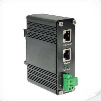 Injecteur industriel 90W 802.3bt PoE++ Gigabit DC12V DC24V DC48V