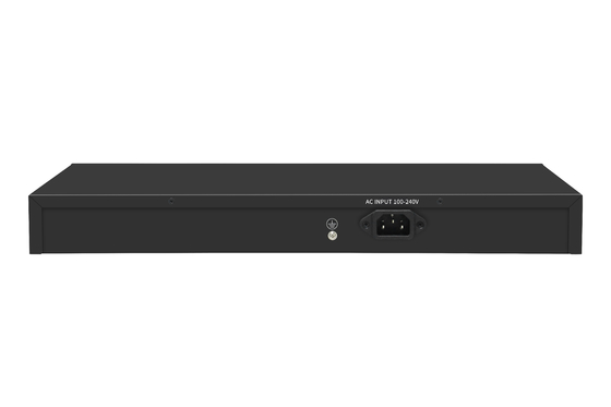 16 ports Commutateur Ethernet Gigabit Commutateur Poe Af/at Commutateur AC 100-240V Entrée de puissance