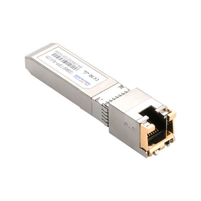 10G Copper RJ45 SFP+ Transceiver 30m 10GBase-T Module pour les communications de données Cat6a