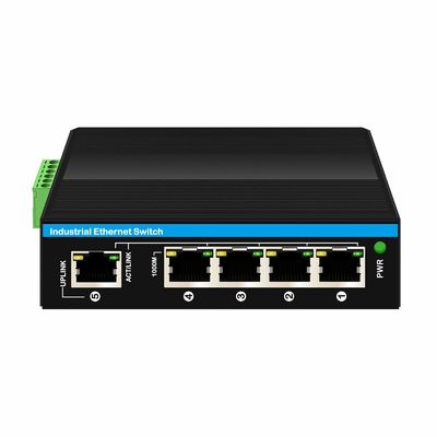 Commutateur Ethernet industriel certifié E-Mark à 5 ports avec protection contre les surtensions 6KV et vitesse de réseau Gigabit