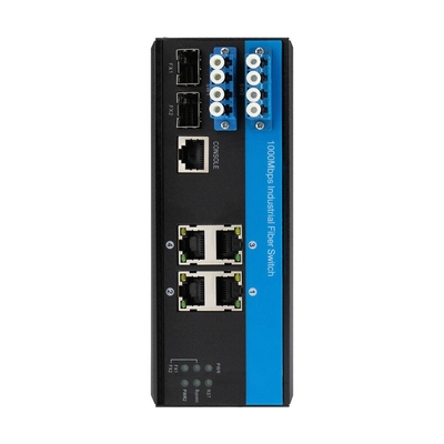 Commutateur industriel géré L2 avec fonction de dérivation 2*2B Connecteur SM LC pour la protection de la ligne optique