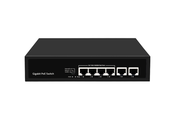 Prix d'usine commutateur Gigabit 4 ports POE 65W avec chien de garde POE