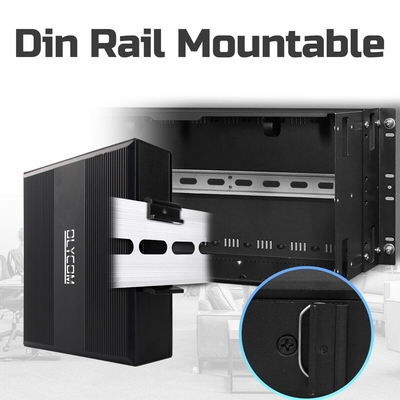 Commutateur à 5 ports gigabit Industrial PoE Extender 1*poe dans le port de support 30w/60w/90w+4*poe ports de sortie