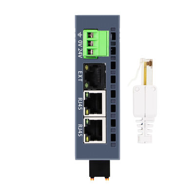 Modbus-TCP bus PAL Système d'entrée/sortie 16DI+16DO PNP DC24V Entrée 2RJ45 IP20 pour le contrôle industriel