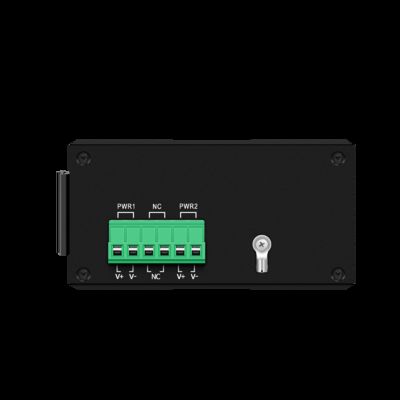 Commutateur Poe solaire à 6 ports, entrée DC12-48V, commutateur Ethernet industriel 120w pour énergie solaire/coffre/système VoIP/système de sécurité CCTV
