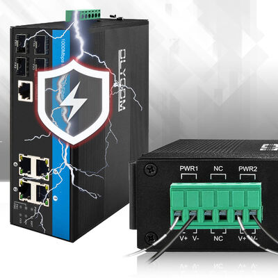 Commutateur Ethernet géré L2 8 ports avec liaisons montantes SFP 1G/2.5G, qualité industrielle, CE FCC