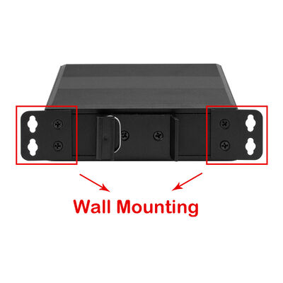 Réseau rapide à 5 ports DIN PoE Switch PoE Af/At 120W Budget DC48V Entrée CE FCC certifié