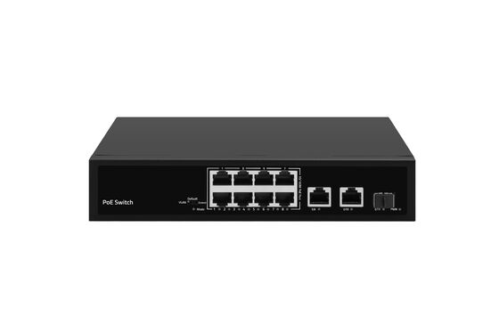 Switch PoE 8 ports 10/100Mbps 120W Gigabit Réseau SFP Uplink Non Géré Alimenté par AC CE