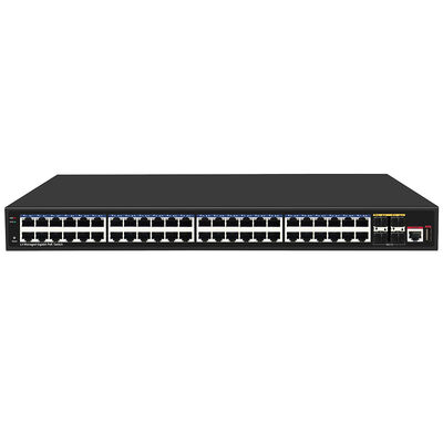 Commutateur L3 managé PoE 52 ports avec liaison montante 10G pour réseaux d'entreprise, budget 400W, CE